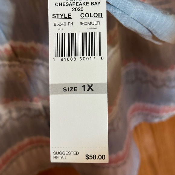 Alfred Dunner women’s sz 1X new with tags blouse - Picture 4 of 9